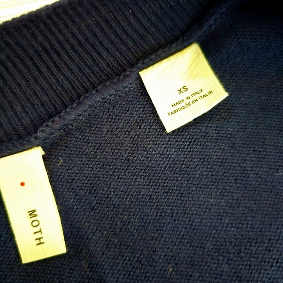 Anthropology Moth Ruffled V-Neck Sweater - Picture 12 of 12